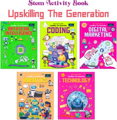 Stem Activity Book Upskilling The Generation for kids (Set of 5 books) - Artificial Intelligence, Coding, Digital Marketing, Robotics, Technology(Paperback, BOOKFORD PUBLICATIONS PRIVATE LIMITED)