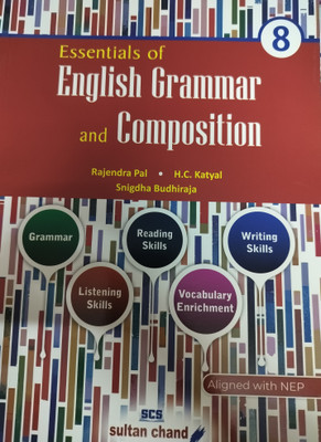 Essentials of English Grammar and Composition for Class 8 (2025-26 Exa  - ESSENTIALS OF ENGLISH GRAMMAR COMPOSITION 8(English, Hardcover, unknown)