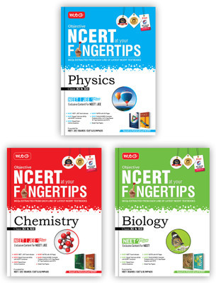MTG Objective NCERT at your FINGERTIPS Physics, Chemistry & Biology (Set of 3 Books) - NCERT NEET/JEE Trend Indicator, Notes with HD Pages, Exam Archive & MCQs | NEET-JEE Books (Based on NCERT Latest Pattern For 2025 Exam)(English, Paperback, Ahlawat Anil)