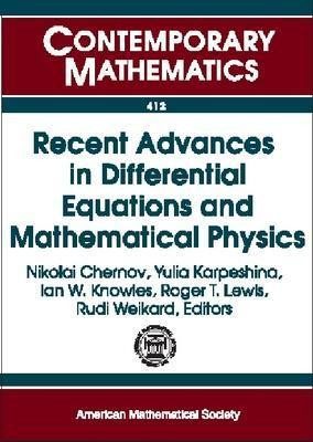 Recent Advances in Differential Equations and Mathematical Physics(English, Paperback, unknown)