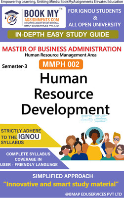 IGNOU MMPH 002 Human Resource Development Study Guide (In Depth Guide) for Ignou Student(Paperback, BMA Publication)