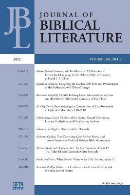 Journal of Biblical Literature 141.2 (2022)(English, Paperback, unknown)