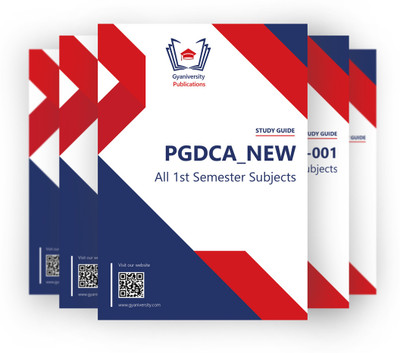 PGDCA_NEW 1st Semester IGNOU Study Guides Combo (Set of 3 books including MCS-201, MCS-202, MCS-203)(Paperback, Gyaniversity Editorial Board)