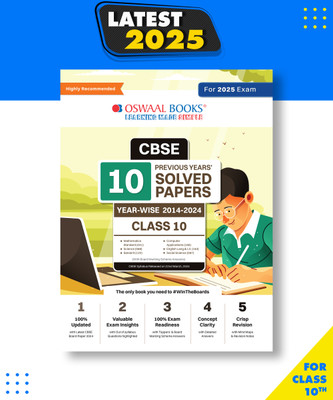 Oswaal Cbse 10 Years' Solved Papers, Class 10 (English Lang. & Lit., Hindi-A, Hindi-B, Sanskrit, Social Science, Science Mathematics (Standard + Basic) (for 2024 Exam)(English, Paperback, Jain P.) Oswaal Cbse 10 Years' Solved Papers, Class 10 (English Lang. & Lit., Hindi-A, Hindi-B, Sanskrit, Social Science, Science Mathematics (Standard + Basic) (for 2024 Exam)(English, Paperback, Jain P.)