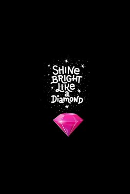 Shine Bright Like a Diamond Notebook  - Daily Planner and Organizer, Affirmation and Gratitude Journal- A5, 80 GSM, 100 pages(English, Paperback, Xander Publishing House)