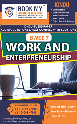 IGNOU BWEE 7 Work and Enterpreneurship | Guess Paper| Important Question Answer | Diploma in Women‘s Empowerment and Development (DWED)
Social Science Perspectives(Paperback, BMA Publication)