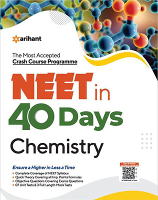 40 Days Crash Course for NEET Chemistry(Paperback, Arihant)
