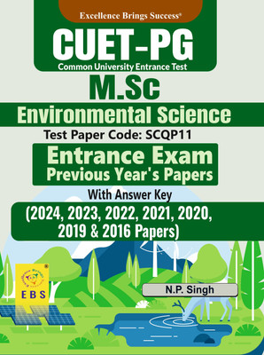 CUET M.Sc Environmental Science Entrance Exam Previous Year's Papers(English Medium)  - CUET PG Environmental Science Exam Book Test Paper Code SCQP11(Paperback, N.P. Singh, Sanjay Kumar)