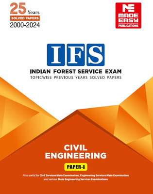 Ifs : Solved Papers of Civil Engineering Paper I : 2025 Edition(English, Paperback, unknown)
