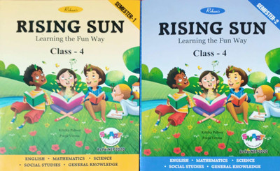 Rising Sun Learning The Fun Way class 4 semester 1&2(Pepper back, Manju Bal Krishan panda)