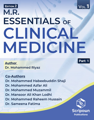 M.R. Essentials of Clinical Medicine (Volume - 1)  - Medical book(Paperback, Dr. Mohammed Riyaz, Dr. Mohammed Habeebuddin Shaji, Dr. Mohammed Azfar Ali, Dr. Mohammed Muzammil)