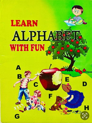 Learn Alphabet With Fun | Illustrated A to Z English Alphabet Book for Kids | Pre-School Learning Book (Paperback, English)(Paperback, PRESS)