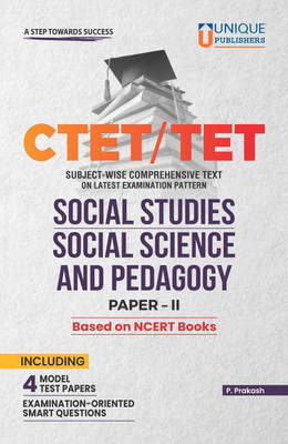 CTET/TET SOCIAL STUDIES, SOCIAL SCIENCE
AND PEDAGOGY, PAPER-II(Paperback, P. Prakash)