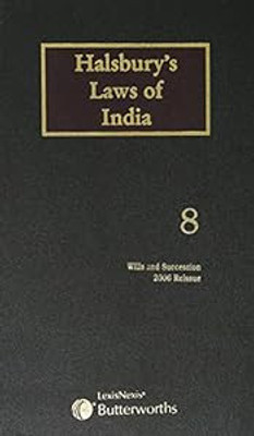 Halsbury's Laws of India-Wills and
Succession; Vol 8(Paperback, HLI)