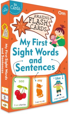 My First Sight Words and Sentences (Flash Cards)(English, Cards Book, Om Books Editorial Team)