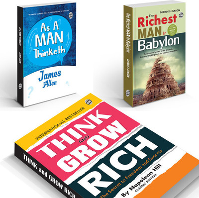The Ultimate Financial Wisdom Guide : Think & Grow Rich, The Richest Man in Babylon and As A Man Thinketh | Classic Motivational Novels | Combo of 3 Novels(Paperback, Napoleon Hill, George S. Clason, James Allen) The Ultimate Financial Wisdom Guide : Think & Grow Rich, The Richest Man in Babylon and As A Man Thinketh | Classic Motivational Novels | Combo of 3 Novels(Paperback, Napoleon Hill, George S. Clason, James Allen)