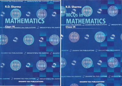 Mathematics For Class 9 - with MCQs (Set of 2 Books) - CBSE - R.D. Sharma - Examination - 2025-26(Paperback, Rd sharma book)