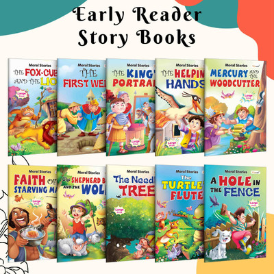 Gift Set for Kids Story Picture Library Pack 1 : Combo of 10 Story Books | Early Learning Picture Story Book Collection, Essential Story Book(English, Hardcover, unknown)