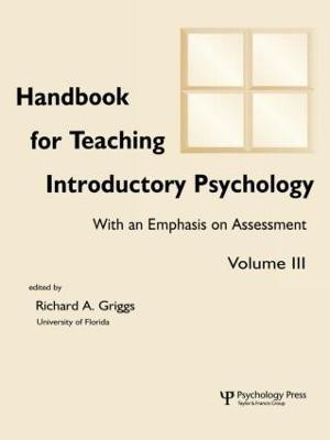 Handbook for Teaching Introductory Psychology(English, Paperback, unknown)