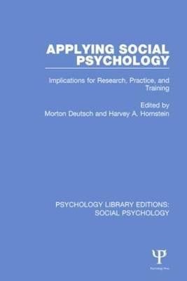 Applying Social Psychology(English, Paperback, unknown)