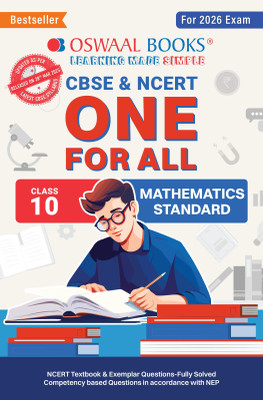 Oswaal CBSE & NCERT One for All Class 10 Mathematics Standard (For 2026 Exam)(Paperback, Oswaal Editorial Board)
