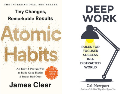 Atomic Habits + Deep Work (2 Book Combo)(Paperback, JMD BOOKS)