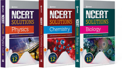 NCERT Solutions Physics, Chemistry, Biology Class 12th ( Combo Set of 3 Books )(Paperback, Nidhi Goel, Geeta Rastogi, Prem Kumar, Dr Madhurbhashini , Sargam Hans , Shanya Hans)