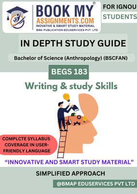 BEGS 183 Writing and Study Skills IGNOU Study Companion [IDG] for BAG Program | 300–350 Pages | Printed on 80 GSM White Paper | Includes Question Bank & Past Year Papers(Paperback, BMA Publication)