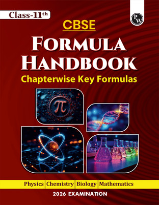 PW CBSE Class 11 Formula Handbook For 2026 Exams | Chapterwise Key Formulas(Paperback, PW)