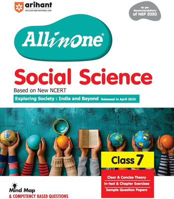 Arihant All in One Social Science Class 7 for CBSE Exam 2025-26| Latest NCERT-Based Book | Full Syllabus Coverage with Chapterwise Theory, Grammar, Writing, Practice & Sample Papers(English, Paperback, Prakash Priya)