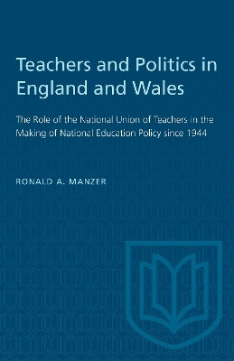 Teachers and Politics in England and Wales(English, Electronic book text, Manzer Ronald)
