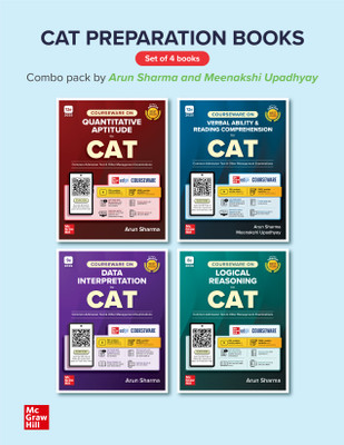 CAT 2025 book combo by Arun Sharma (Set of 4) - Quantitative Aptitude + Verbal Ability and Reading Comprehension + Logical Reasoning + Data Interpretation| Latest editions(English, Paperback, unknown)
