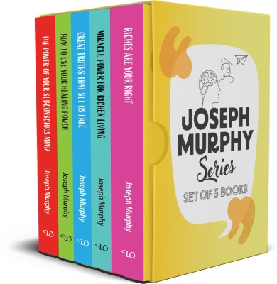 Joseph Murphy Box Set (Set of 5 Books)-The Power of your Subconscious Mind;Riches Are Your Right;Miracle Power for Richer Living;Great Truths That Set Us Free;How to Use Your Healing Power(Paperback, Joseph Murphy, Wilco International LLP)