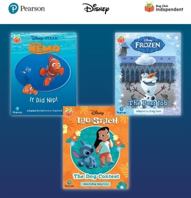 Pearson Bug Club Disney Reception Pack C, including decodable phonics readers for phases 2 and 3: Finding Nemo: It Did Nip!, Frozen: The Best Job, Lilo and Stitch: The Dog Contest(English, Book, Baker Catherine)