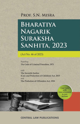 Bharatiya Nagarik Suraksha Sanhita, 2023 (Edition24)(English, Paperback, unknown)
