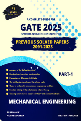 GATE 2025 MECHANICAL ENGINEERING PART 1  - GATE 2025 MECHANICAL(Paperback, Sudipta Pramanik)