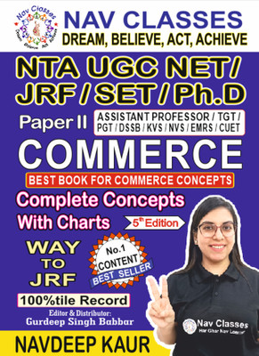 Nta UGC Net/Jrf/Set/Ph.D. Paper II Commerce Question Bank (Edition1)(English, Paperback, unknown)