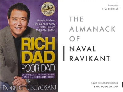 The Almanack Of Naval Ravikant + Rich Dad Poor Dad (2 Book Combo)(Paperback, JMD BOOKS)