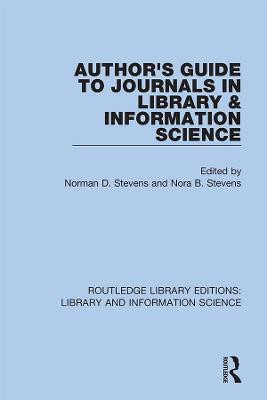 Author's Guide to Journals in Library & Information Science(English, Hardcover, unknown)
