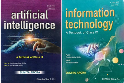 2024 Edition combo of artificial intelligence class 9 + information technology class 9(Paperback, Arora Sumita)