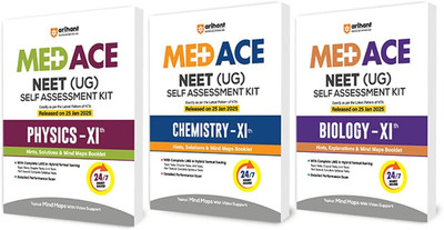 Arihant Med Ace Neet (Ug) Self Assessment Kit Physics ,Chemistry, Biology for Class 11th with Complete Hybrid LMS, Mindmaps, Topical Videos, Doubt Solver, Ai Rank Prediction Total 238 Test as Per Latest Nta Pattern(English, Paperback, Bisht Rakhi)