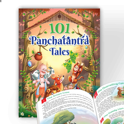 Timeless Panchatantra Tales : 101 Panchatantra Tales (Ages 3-12), Fun and Educational Learning book, Classic storybook for kids, Classic fables for children (Paperback)(Paperback, GOWOO)