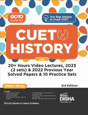 Go to Guide for Cuet (Ug) History with 2023 & 2022 Previous Year Questions & 10 Practice Sets(English, Paperback, unknown)