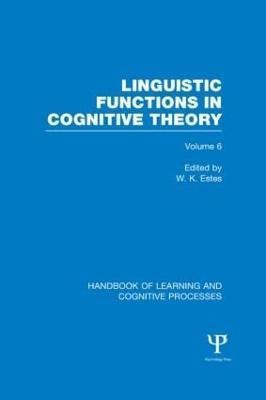 Handbook of Learning and Cognitive Processes (Volume 6)(English, Paperback, unknown)