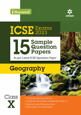 I Succeed 15 Sample Question Papers ICSE Geography Class 10 for 2023 Exams ( As per Latest ICSE Specimen Paper )(Paperback, Farah Sultan)