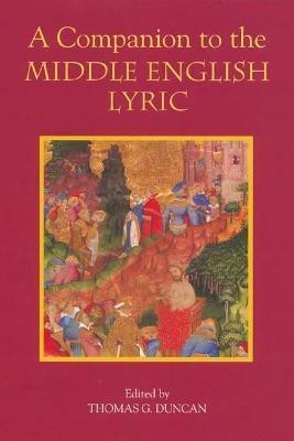 A Companion to the Middle English Lyric(English, Hardcover, unknown)