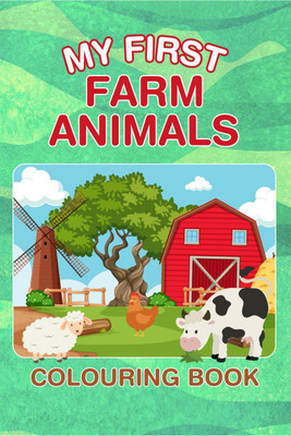 My First Farm Animals Colouring Book(English, Paperback, Shalini Sridhar)