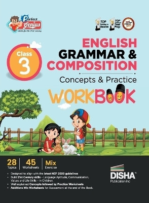 Perfect Genius Class 3 English Grammar & Composition Concepts & Practice Workbook Follows NEP 2020 Guidelines(English, Paperback, Disha Experts)