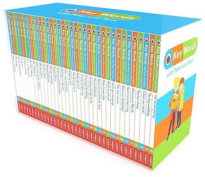 Key Words with Peter and Jane: 36 Classic Storybooks Box-Set - Level 1 to 12 - Practice Reading | Sight Words | Comprehension Questions | Writing Activity(English, Hardcover, unknown)