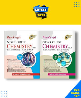 Pradeep's New Course Chemistry ( Vol.1 & 2 ) for Class 12 (Examination(English, Paperback, unknown)